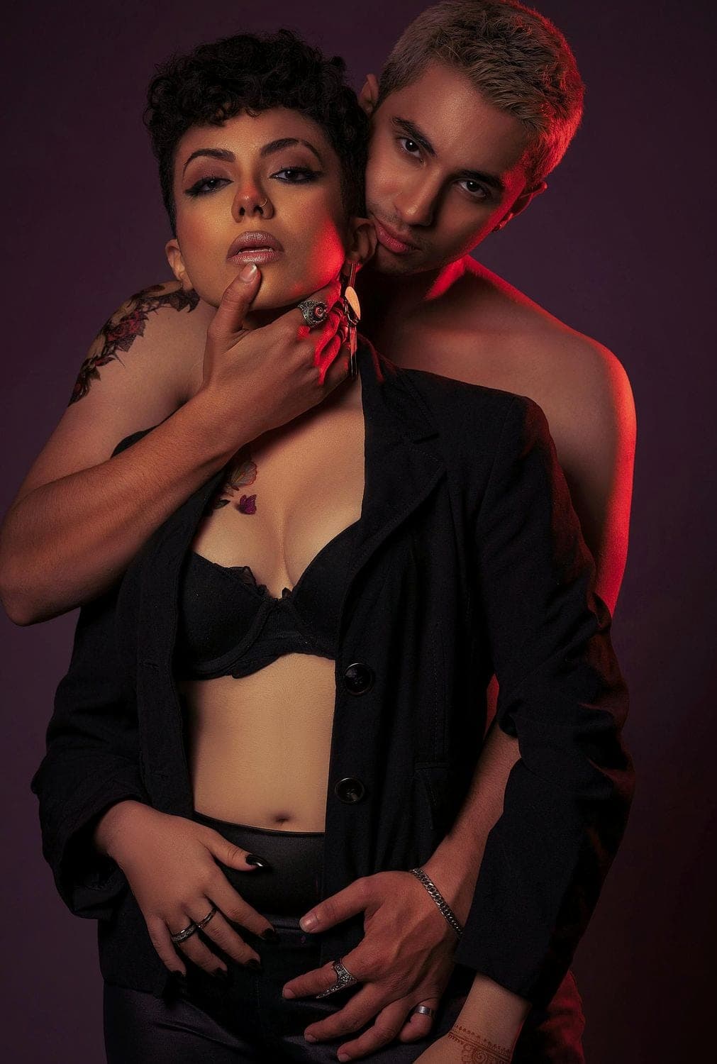 Heat, in red light
