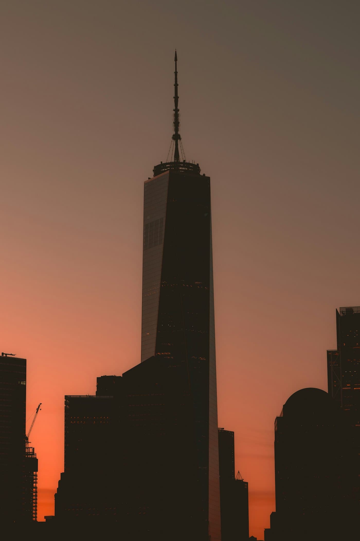 One World Trade Center at sunset
